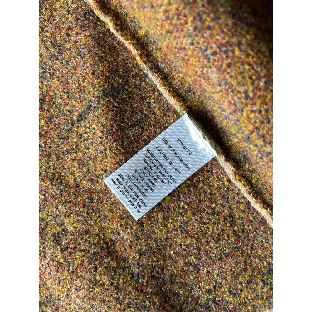 Toad&Co Heartfelt Hoodie Women XL 100% Wool Geometric Long Cardigan Coat - Picture 6 of 14
